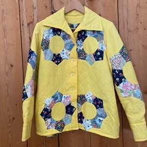 Vintage handmade quilt coat